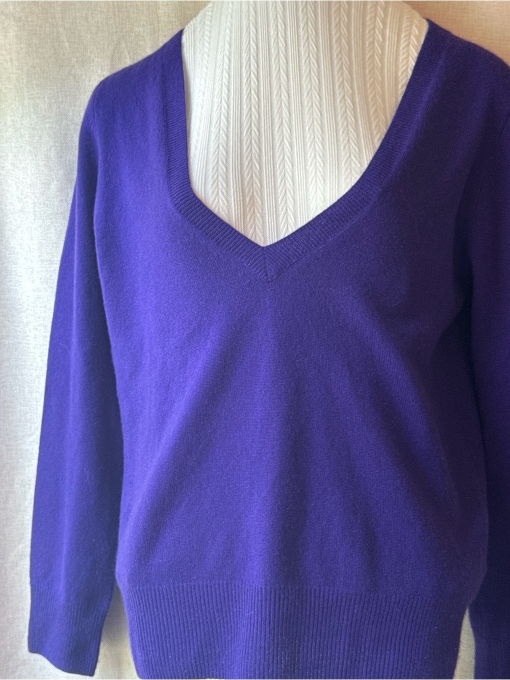 💜 100% Cashmere • Massimo Dutti • Violet Iris • Purple European Luxury • IYKYK